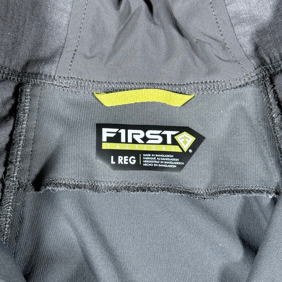 First Tactical Performance Military Tactical Gray 1/4 Zip Shirt Cordura Fabric L - Picture 5 of 8
